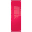 Mała podłużna szklana tablica suchościeralna Nobo Home 300x900mm, czerowna 1915606