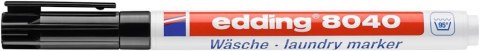 Marker do tkanin 8040 czarny EdDING końcowka okrągła
