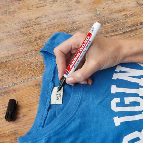 Marker do tkanin 8040 czarny EdDING końcowka okrągła