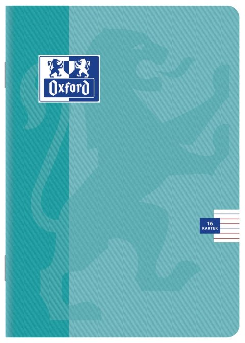 Zeszyt do nauki pisania linia podwójna kolorowa A5 16 kartek, OXFORD 400026764 (X)