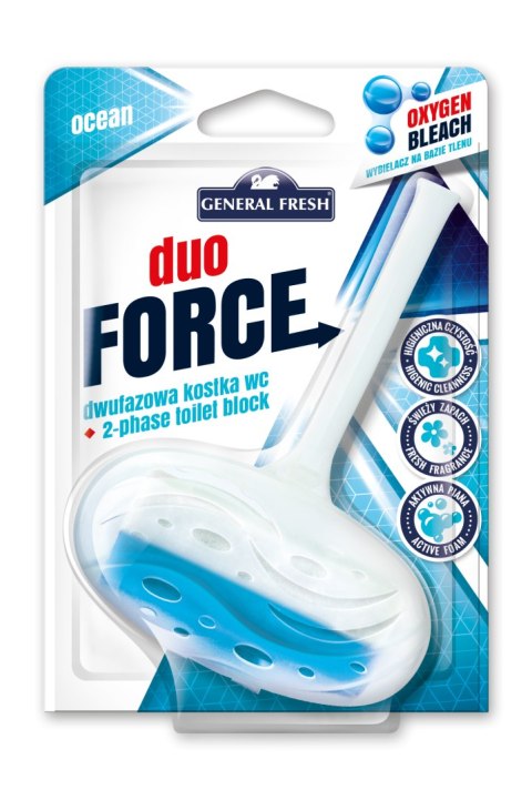 Kostka do WC DUO FORCE zawieszka 40g morze GENERAL FRESH 40302