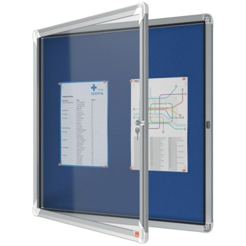 Gablota filcowa wewnętrzna Nobo Premium Plus 6xA4, niebieska 1902555