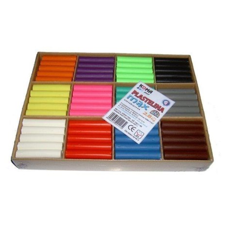 Plastelina max 216 wałeczków Sweet Colours 01174 KOMA-PLAST