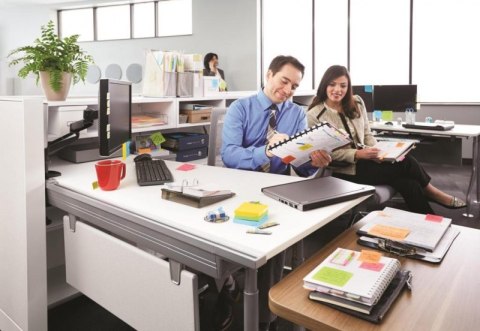 Zestaw promocyjny zakładek POST-IT_ (683-VAD1), PP, 12x43/12x43mm, 8x20/ strzałka 2x20 kart., mix kolorów, 2 opak