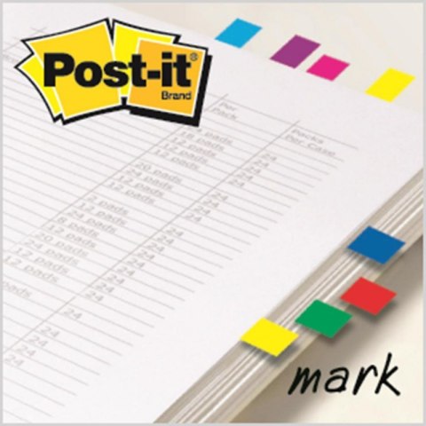 Zestaw promocyjny zakładek POST-IT_ (683-VAD1), PP, 12x43/12x43mm, 8x20/ strzałka 2x20 kart., mix kolorów, 2 opak