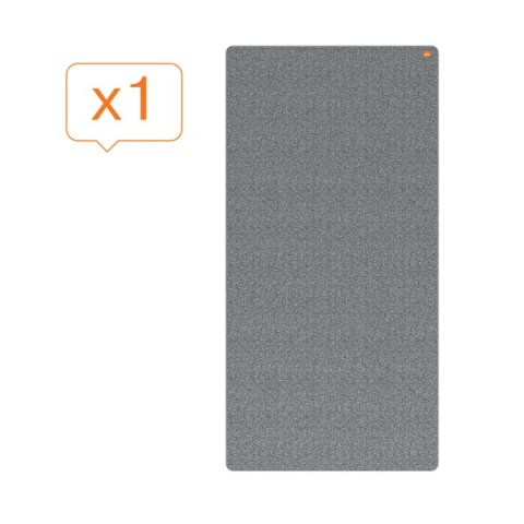 Tablica suchościeralna/ogłoszeniowa do systemu mobilnego Move&Meet, wykończenie szare Nobo 1915561