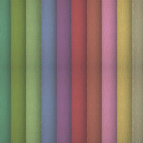 Bibuła marszczona Creatinio 50x200 mix pastelowy komplet 10 sztuk 400153932 TOP-2000