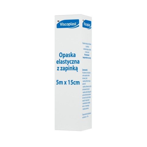 Opaska elastyczna z zapinką VISCOPLAST, 15cmx5m