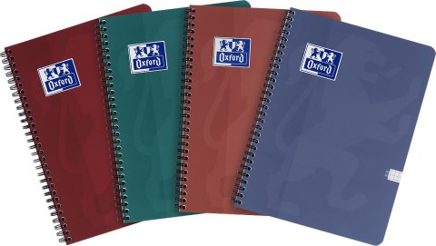 Kołozeszyt Oxford Touch Trend 2-spiralny A4 100 kartek 90 g kratka 5x5 mm 400175459