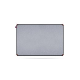 Tablica filcowa MemoBe idea EDGE ALL BLACK, powierzchnia popielata, rama aluminiowa czarna, 90x60 cm MITF090060.81.61.51