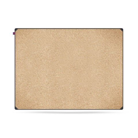 Tablica korkowa MemoBe idea EDGE ALL BLACK, rama aluminiowa czarna, 120x90 cm MITC120090.00.61.51