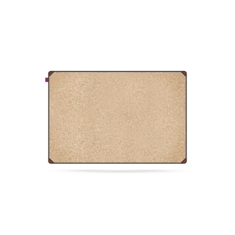 Tablica korkowa MemoBe idea EDGE ALL BLACK, rama aluminiowa czarna, 90x60 cm MITC090060.00.61.51