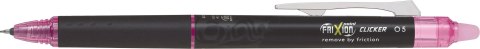 Pióro kulkowe PILOT FRIXION CLICKER POINTSYNERGY różowe 0.5 BLRT-FRP5-P