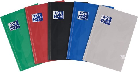 Brulion Oxford Esse szyty A4 96 kartek 90g linia z marginesem mix kolor 400174965