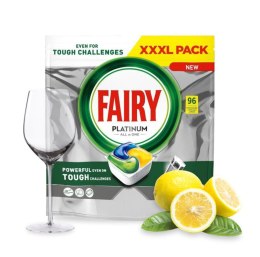 FAIRY Kapsułki do zmywarki PLATINUM ALL IN1 96 sztuk LEMON 009