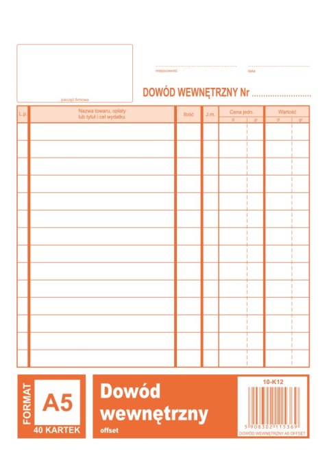 K12 Dowód wewnętrzny A5 Michalczyk i Prokop