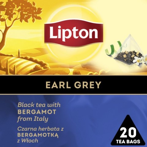 Herbata LIPTON PIRAMID EARL GREY 20t czarna