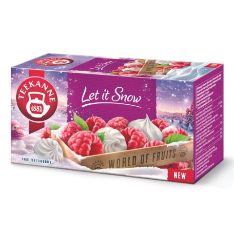 Herbata TEEKANNE LET IT SNOW 20t o smaku bezy i malin
