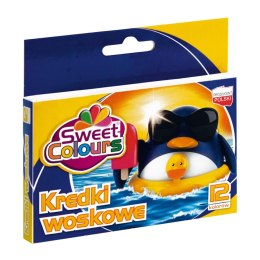 Kredki woskowe 12 kolorów Sweet Colours 01327 KOMA-PLAST