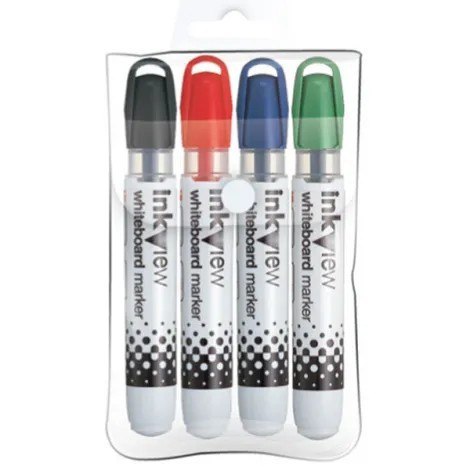 Marker do tablic suchościeralnych UNI PWB-202, zestaw 4 kolory UNPWB202/4C