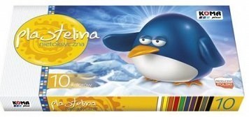 Plastelina 10 kolorów 01532 Sweet Colours 01532 KOMA-PLAST