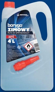 Płyn do spryskiwaczy 4L zimowy z lejkiem do -22C BORYSZEW