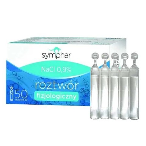 Sól fizjologiczna NaCL 0.9% 50 amp. x 5ml