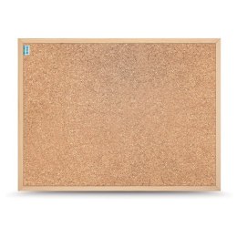 Tablica korkowa MEMOBE SMART, rama drewniana, 150x100 cm