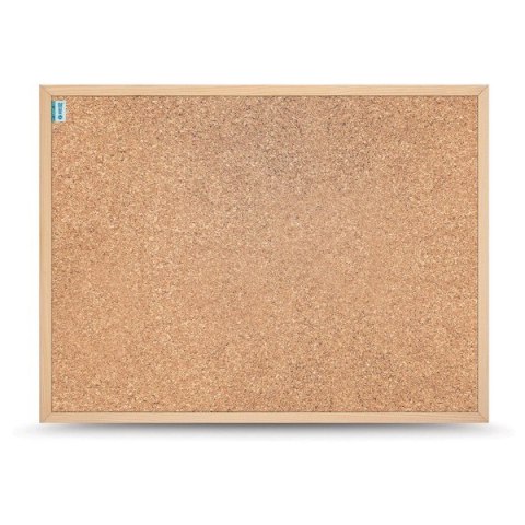 Tablica korkowa MEMOBE SMART, rama drewniana, 90x60 cm