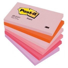 Blocz.127x76 p.RADOSNA 655FLJO 6szt.POST-IT 3M FT510283466