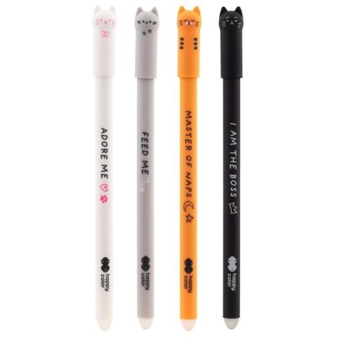 Długopis usuwalny kitty 0.5mm niebieski HAPPY COLOR 4120 01ki-3