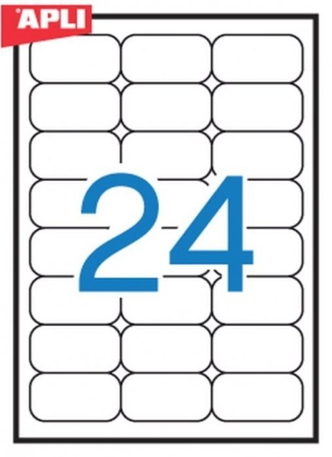 Etykiety 02871 64*33.9zaokrą* glone pomarańczowe (20)APLI