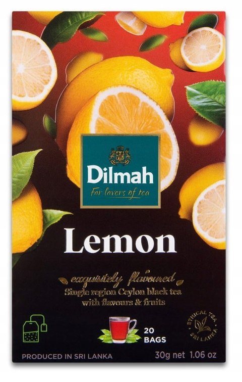 Herbata DILMAH LEMON (20 kopert) czarna