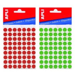 Kółeczka 02868 Q60mm czerwon e fluo APLI (X)