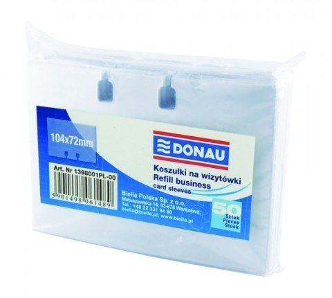 Koszulka na wizytówki DONAU(50) 104x72x22 1398001PL-00