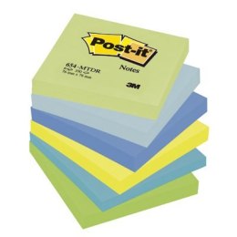 Nowy indeks blk3996 Bloczek samoprzylepny 76x76 6szt. 654-MTDR POST-IT 3M paleta marzycielska (X)