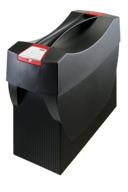 Pojemnik A4 z wiekiem na teczki zawieszkowe PS SWING czarny HN190113-01