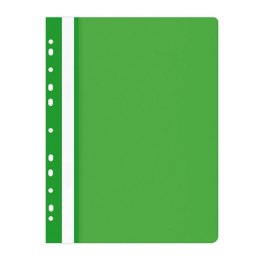 Skoroszyt , PP, A4, miękki, 100/170mikr., wpinany, zielony, typu OFFICE PRODUCTS 21104121-02