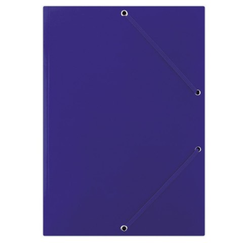 Teczka z gumką FEP10G-niebiesk DONAU gładka