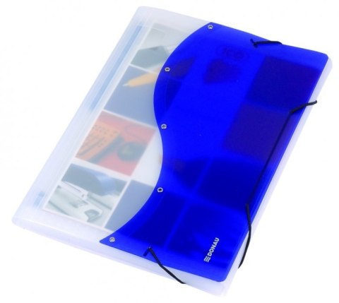 Teczki harm.6 przeg.niebieska 8541001PL-10 DONAU/332406.605