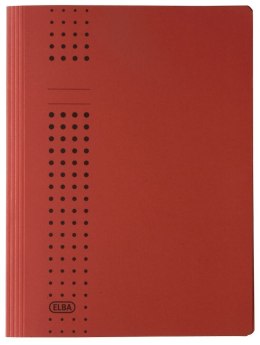 (WYCOFANE)Skoroszyt kartonowy A4 CHIC czerwony 100090788 ELBA