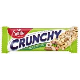 Baton musli Crunchy z orzechami i migdałami 35g SANTE
