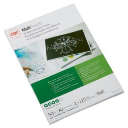 Folia do laminacji Matt, A3, 125 mic, matowa, 50 szt., 3747521, GBC