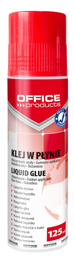 Klej w płynie , biurowy, 125ml, transparentny, typu OFFICE PRODUCTS 18045511-90