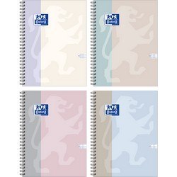 Kołozeszyt Oxford B-Light 2-spiralny B4 100 kartek, kratka 5x5mm 400210151