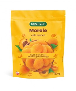 Morele suszone całe owoce 150g BAKALLAND