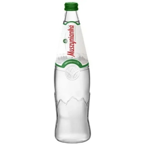 Woda Muszynianka 700ml 6szt. szkło zielona