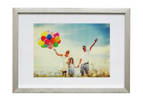 Ramka FOTO srebrna,szklana 210*297 KF16723 Q-CONNECT