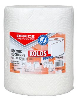 Ręczniki kuchenne celulozowe Kolos Junior, 2-warstwowe, 300 listków, 60m, białe, typu OFFICE PRODUCTS 22047161-14