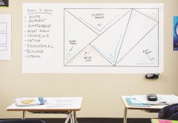 Suchościeralna folia w rolce POST-IT_ Dry Erase (DEF6X4-EU), 122x183cm, biała